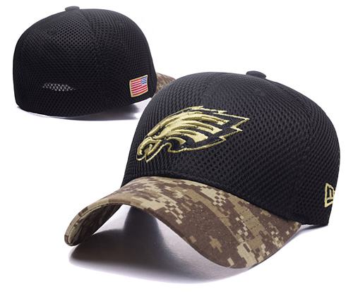 NFL Men's Philadelphia Eagles New Era Graphite Salute to Service Sideline 39THIRTY Flex Hat